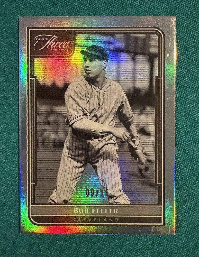 2022 Panini Three and Two Bob Feller Holo Silver Parallel /15