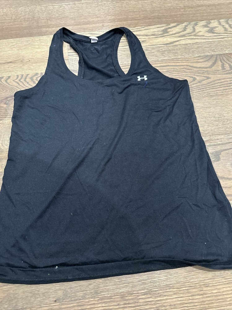 Under Armour Womens Active Tank Top Size Medium Black