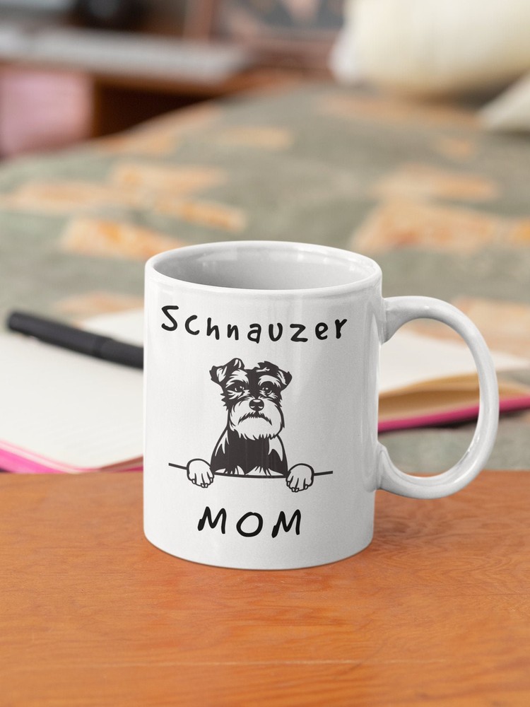 Schnauzer Mom Custom Dog Mug Dog Mug Design Cat Dog Photo Mug Dog Cat Lover