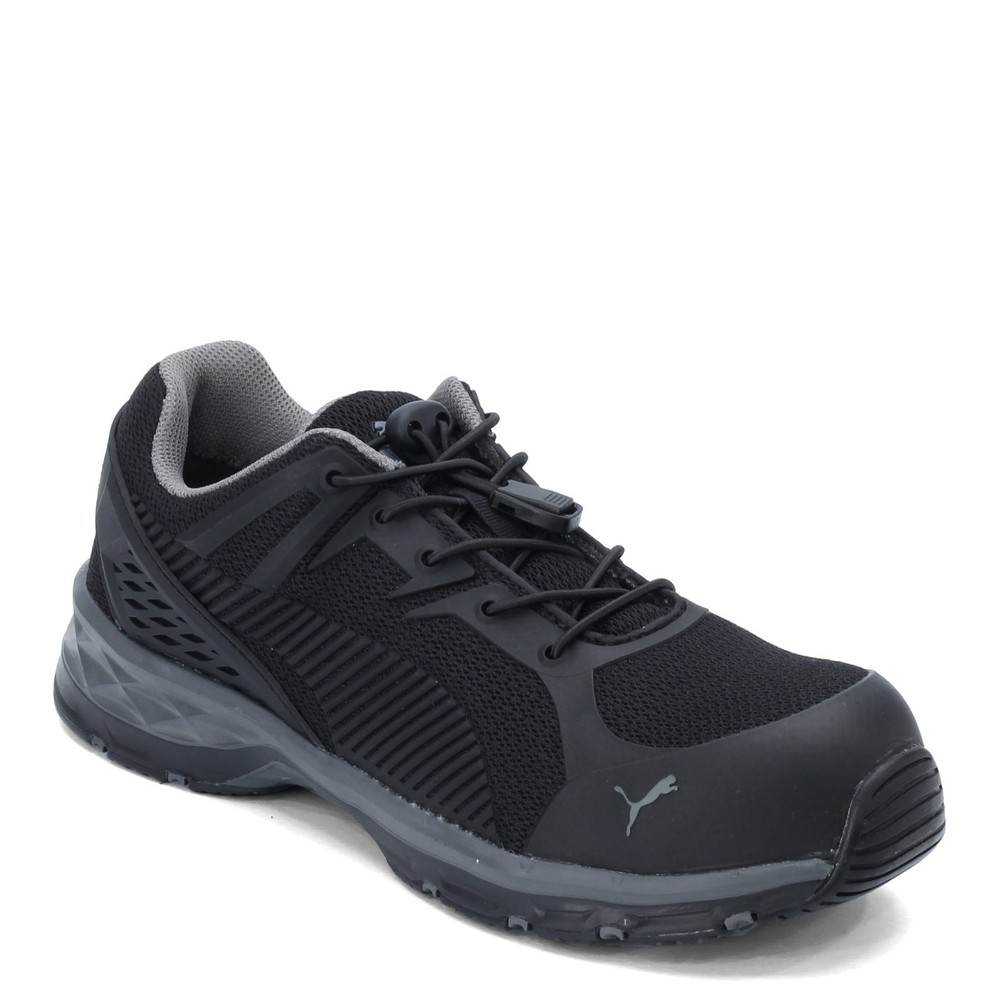 PUMA Safety Fuse Motion 2.0 Black Synthetic Low-Top Sneakers Size 8