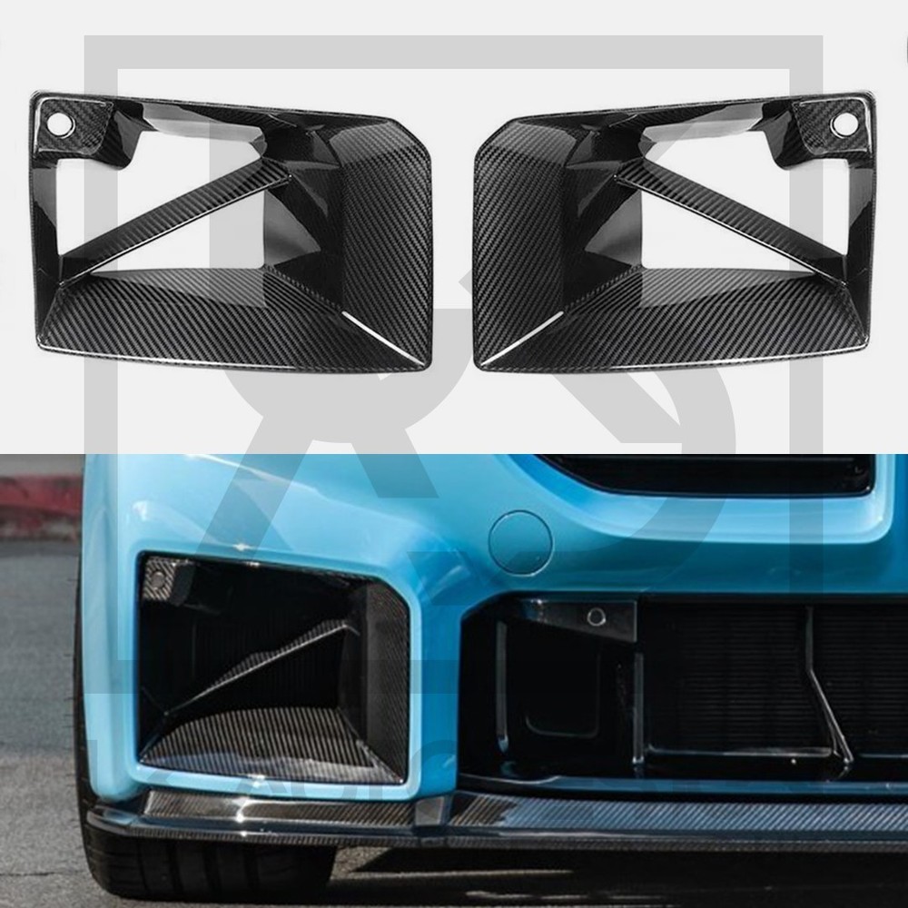 BMW M2 M Performance Style Pre-Preg Carbon Fibre Air Inlet Frames Ducts (G87)