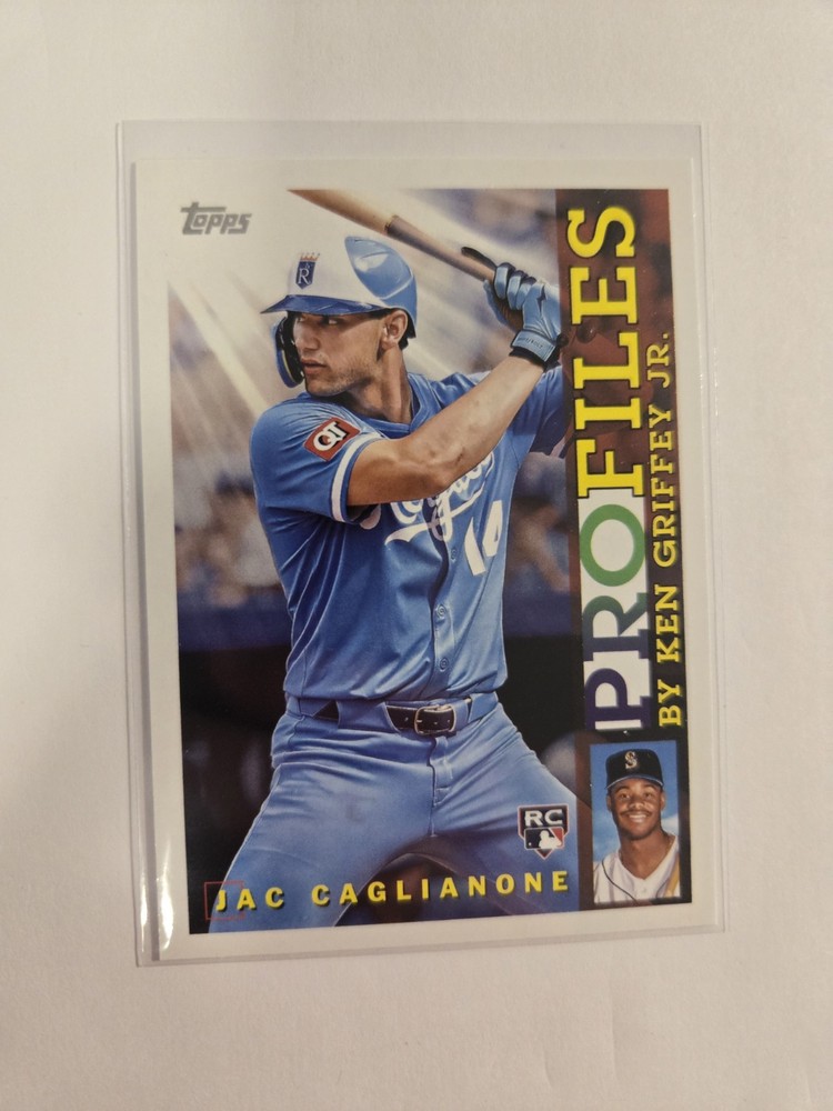 2026 Topps Series 1 Jac Caglianone RC Rookie #TP-22 Topps Profiles 🔥 Royals