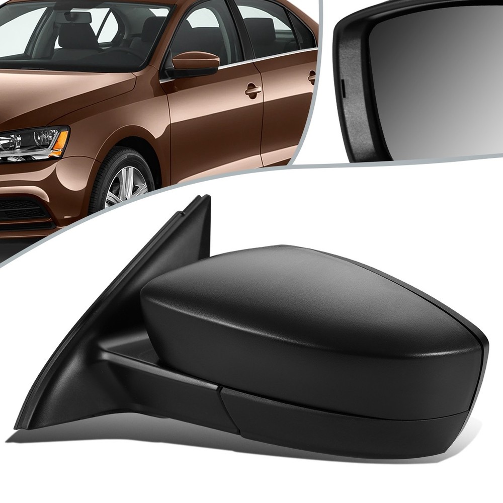 VW Jetta 11-15 Left Driver Side Manual Adjust Mirror VW1320150