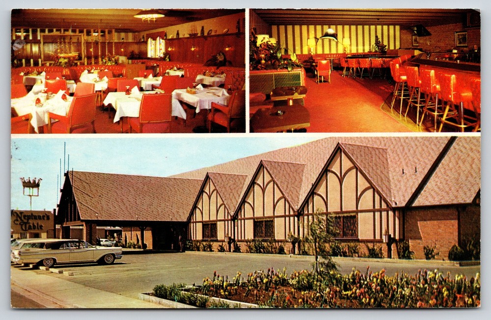 Phoenix Arizona~Neptunes Table Restaurant Multi View Scenes~Vintage Postcard