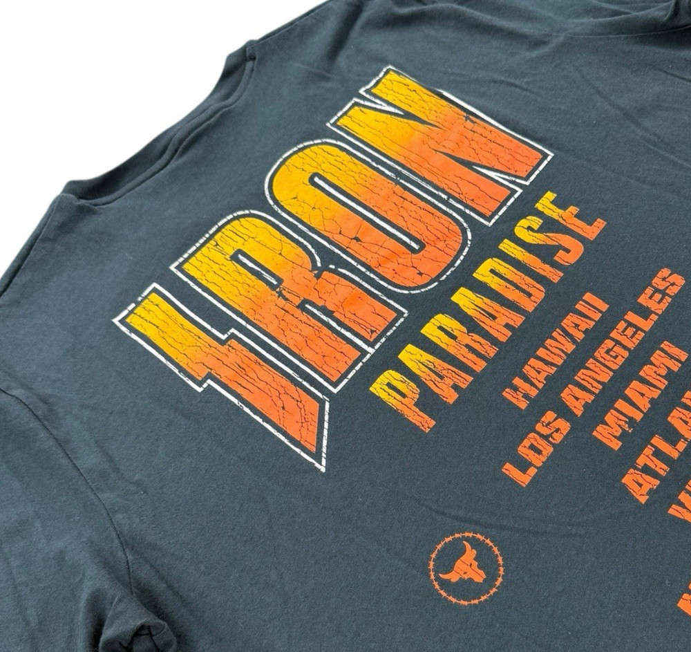 Under Armour Mens Project Rock Loose Iron Paradise T Shirt Size M Black
