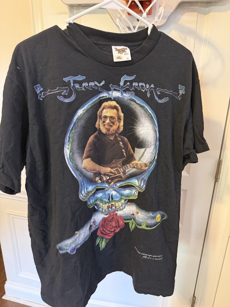 Vintage 1995 Grateful Dead Jerry Garcia Memorial Shirt Adult Size XL
