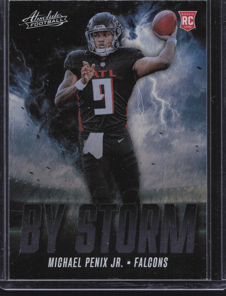 2024 Panini Absolute #BS-MPJ Michael Penix Jr. By Storm RC Atlanta Falcons