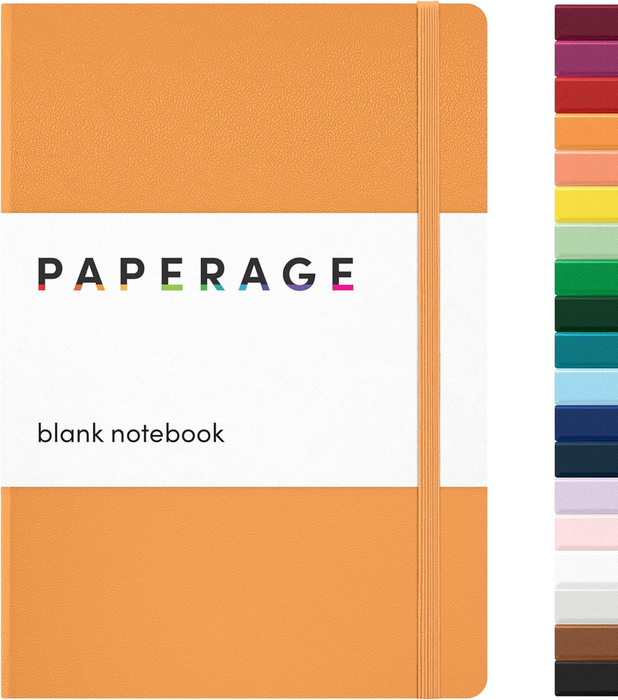 Blank Journal Notebook Marigold 160 Pages Medium 5.7 x 8 inches 100 GSM