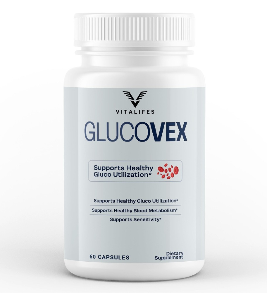 (1 Pack) Glucovex Advanced Blood Support Max Supplement Gluco Vex 60 Capsule