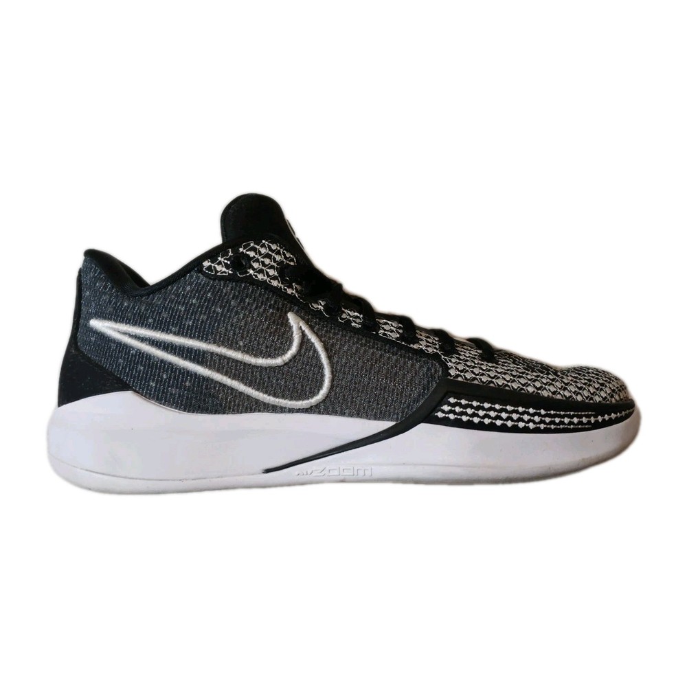 Nike Sabrina 1 Size 7W TB Black White Basketball Shoes NBA Basketball Netball