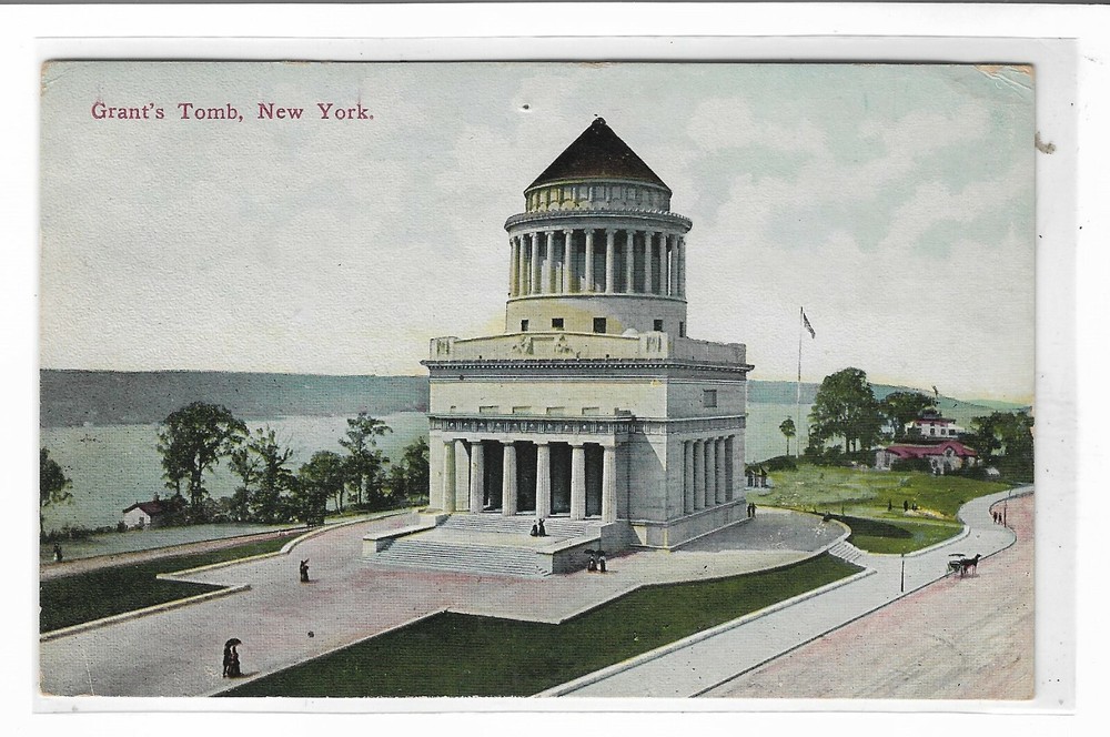 ANTIQUE Postcard Grant's Tomb, New York