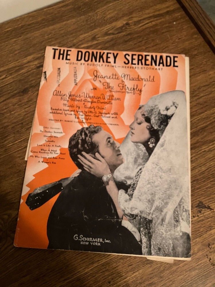 Vintage Sheet Music - The Donkey Serenade