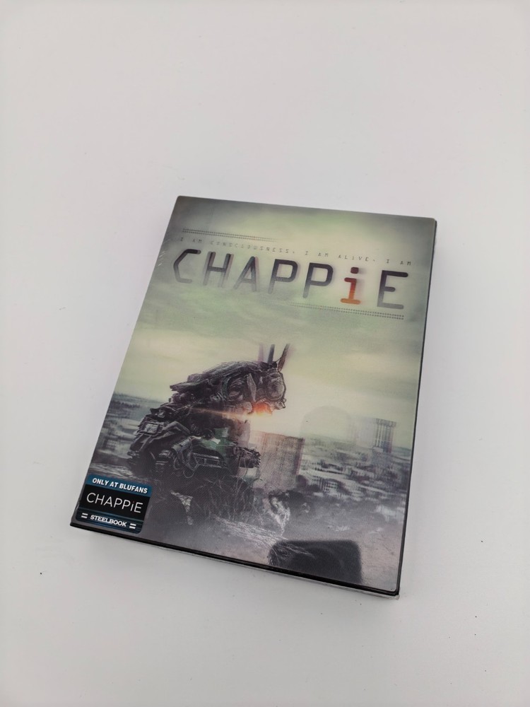 Blufans Chappie Bluray Steelbook Lenticular,New/Sealed