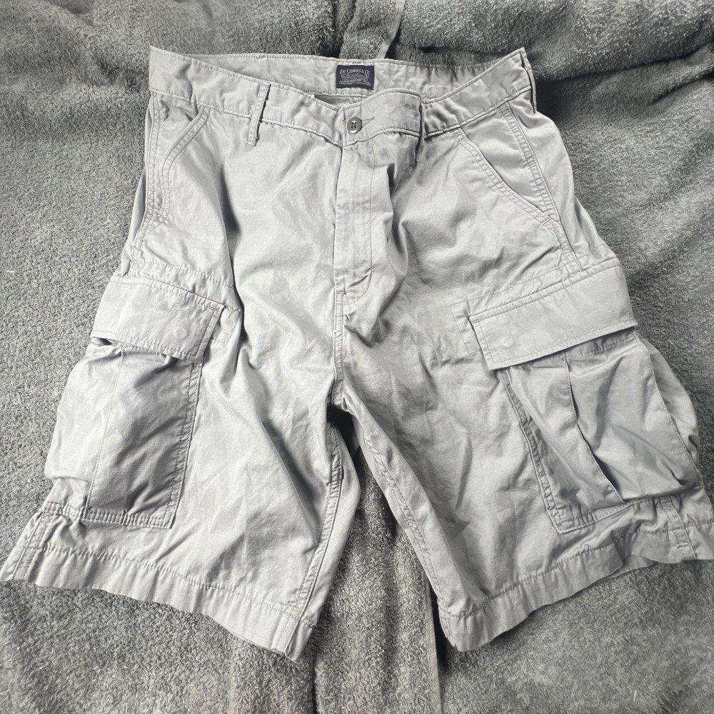 Levi Strauss Cargo Shorts Mens 36 Utility Outdoor Ripstop Waterless Pockets