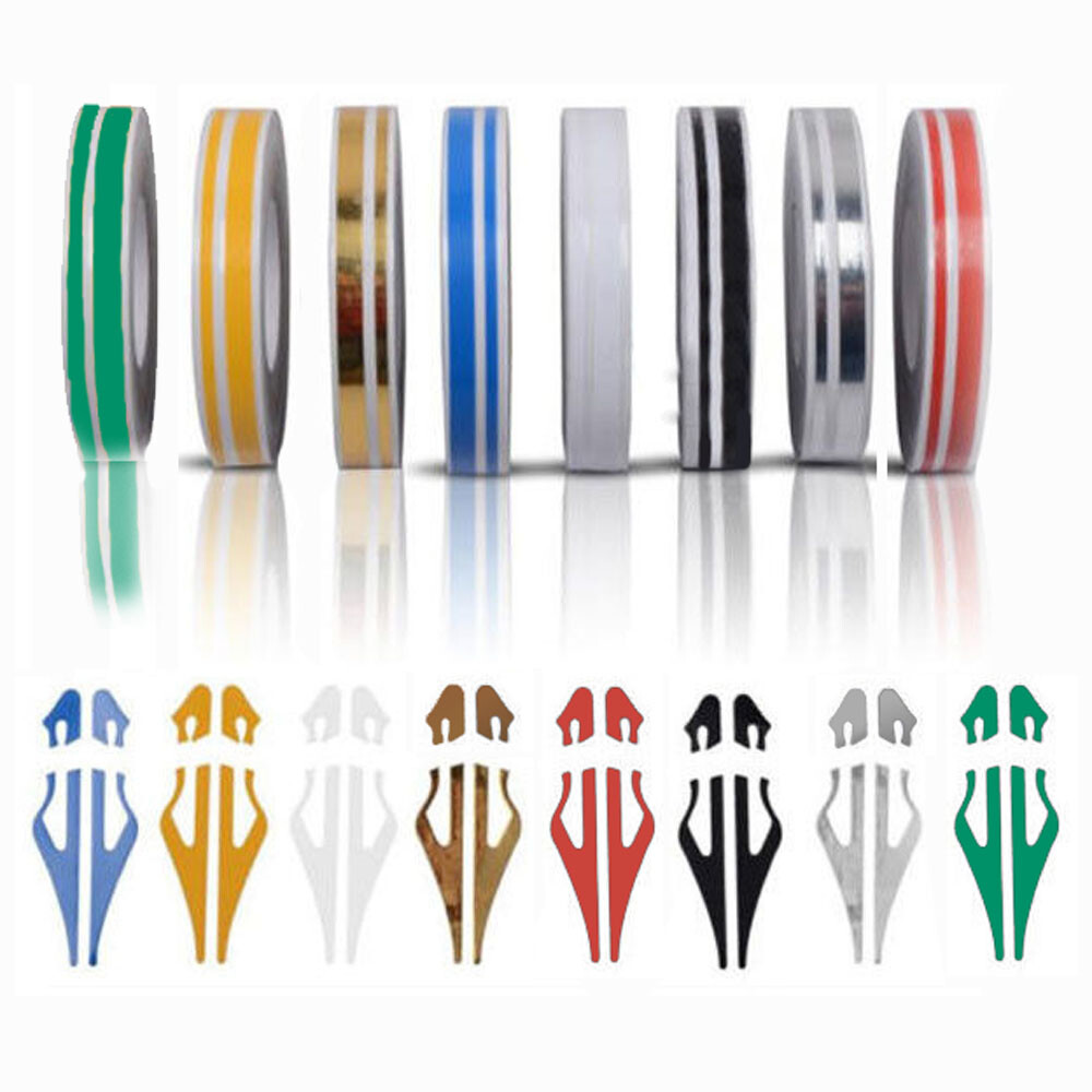1 Set 32ft Vinyl Stripe Tape Sticker Decals Car Exterior Trims Decor Universal