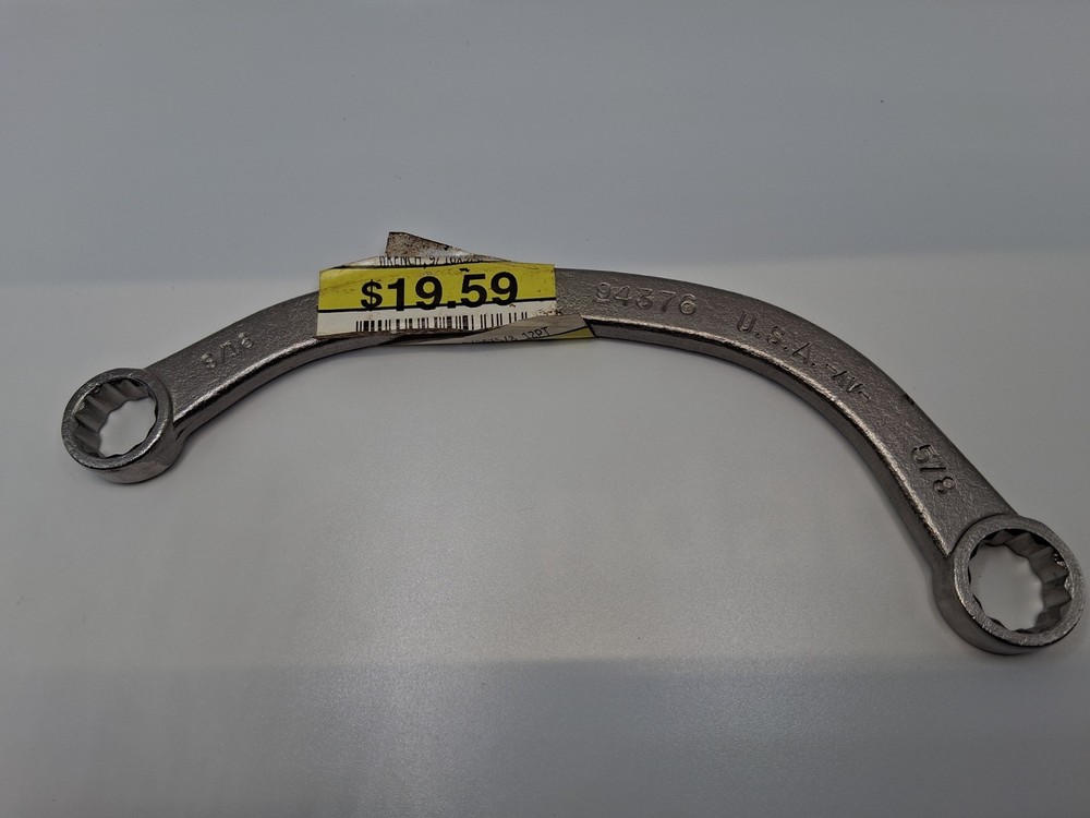 Vintage Craftsman NOS Starter & Manifold Obstruction Wrench 9/16 - 5/8 -VA- 4376