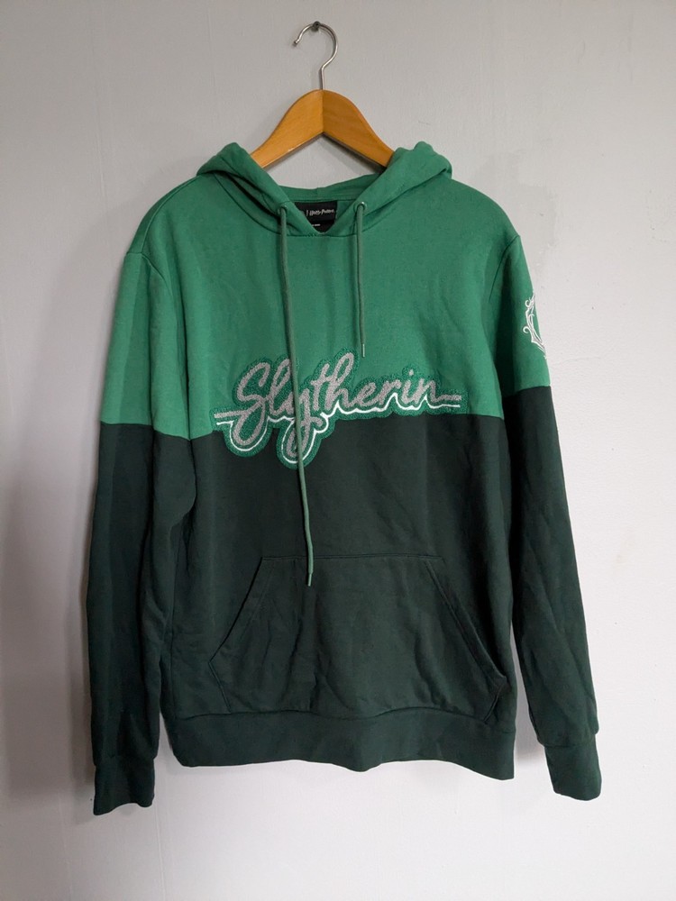 Box Lunch Harry Potter Slytherin Hoodie Black And Green, Men's Size Small