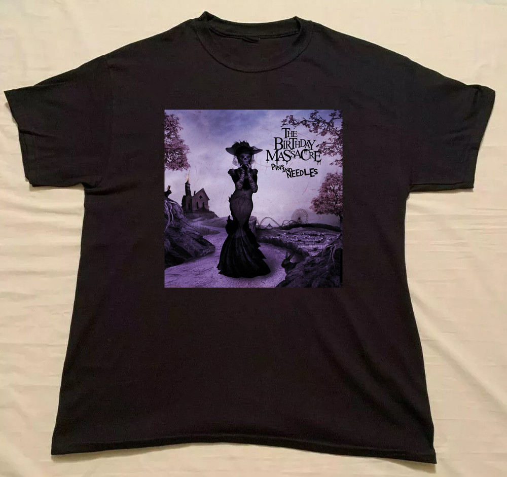 Pins And Needles - The Birthday Massacre Black Cotton Shirt S-5XL T172