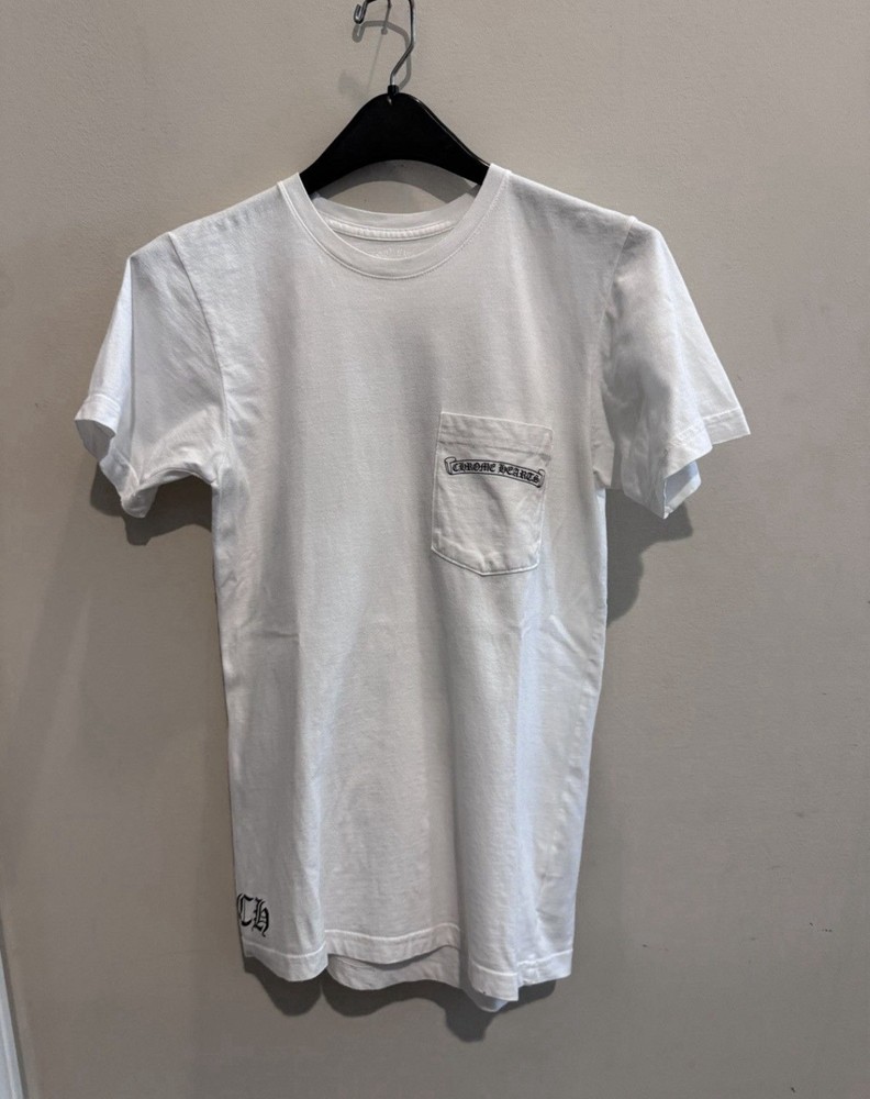 Chrome Hearts Floral Cross Pocket T-shirt White Size Small Lightly Worn