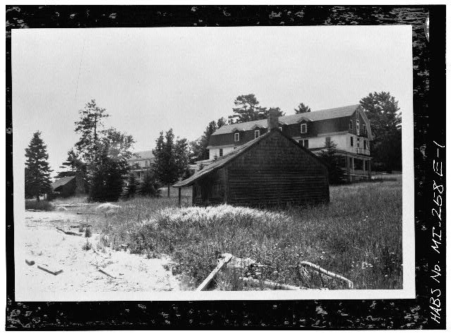 Hotel Williams,Log Building No. 4,Murray Bay,Munising,Alger County,MI,Michigan