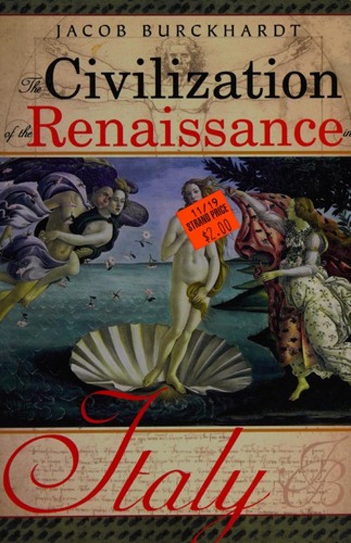 The Civilization of the Renaissance in Italy Jacob BurckhardtFree US Delivery | ISBN:0760715459