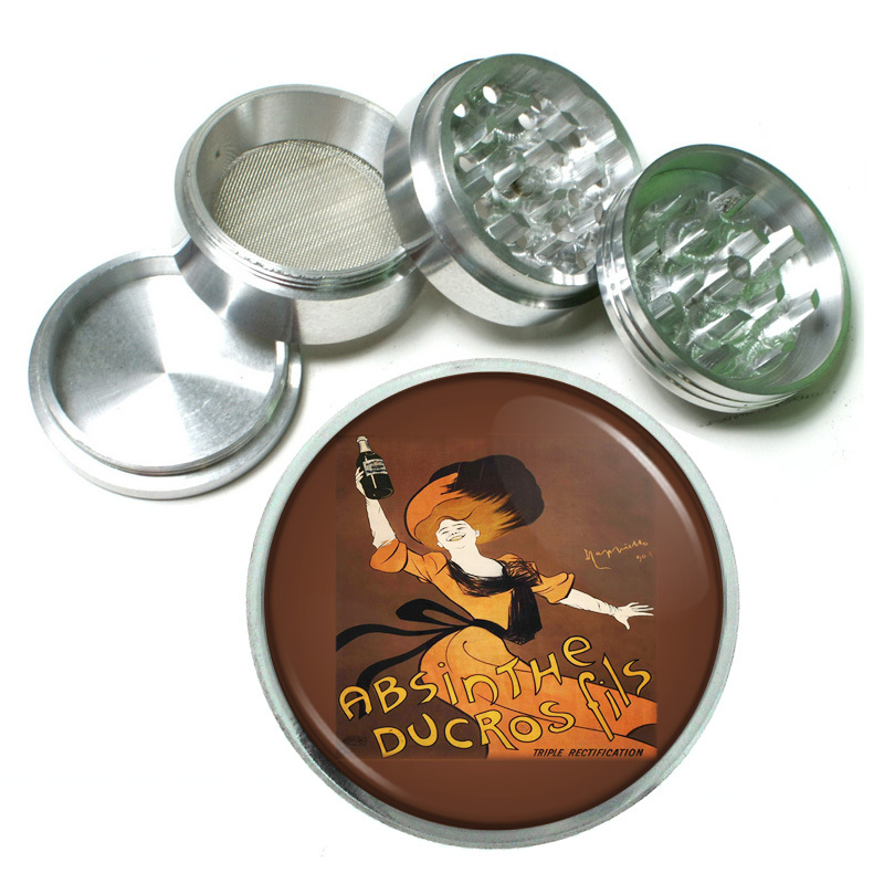 Vintage Poster D180 Aluminum Herb Grinder 2.5