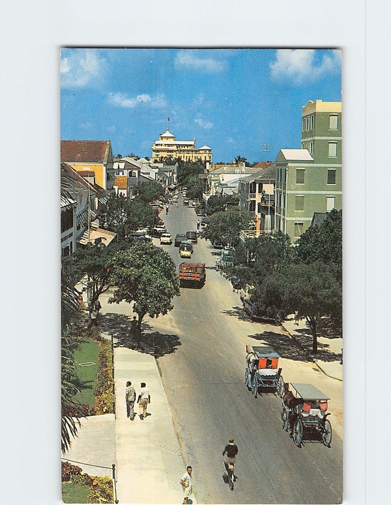 Postcard Bay Street Nassau Bahamas