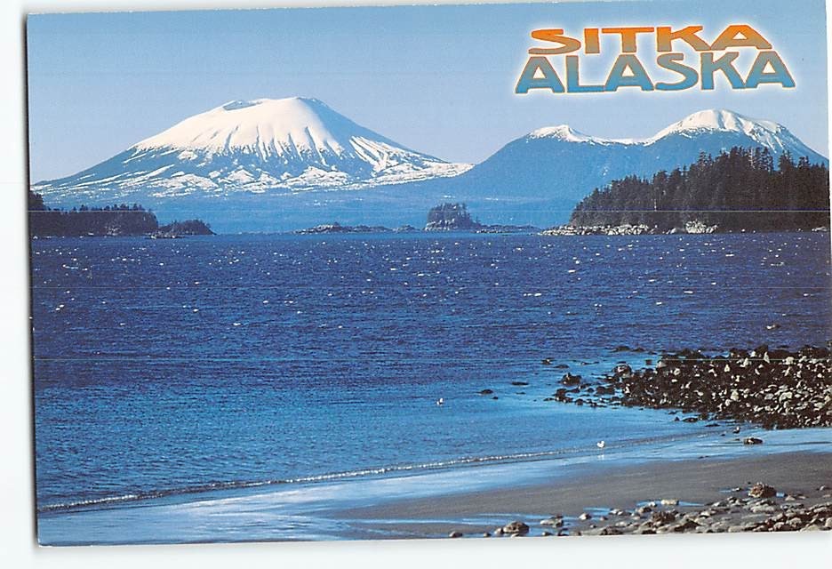 Postcard Mt. Edgecombe Sitka Alaska USA