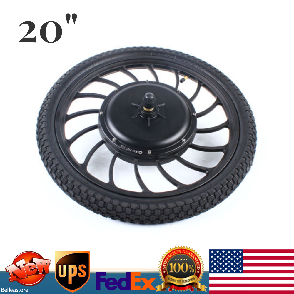 48V 1000W 20 Inch Front Wheel E-Bike Conversion Kit  