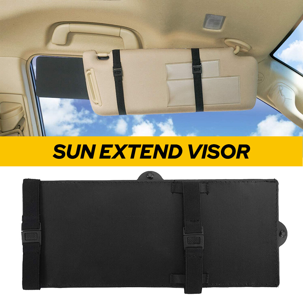 Universal Car Sun Shade Visor Extension for Anti-Glare Driving Protection