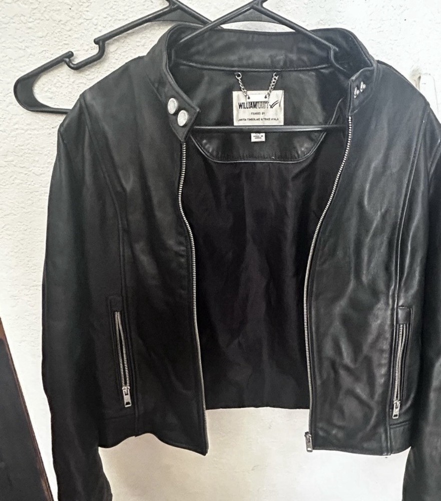 Justin Timberlake Leather William rest Jacket