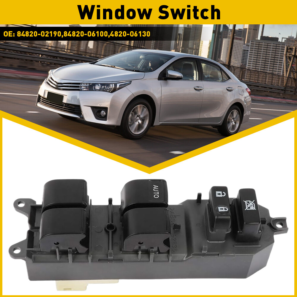 Power Master Window Front Switch LH Driver Side Toyota Avalon Corolla
