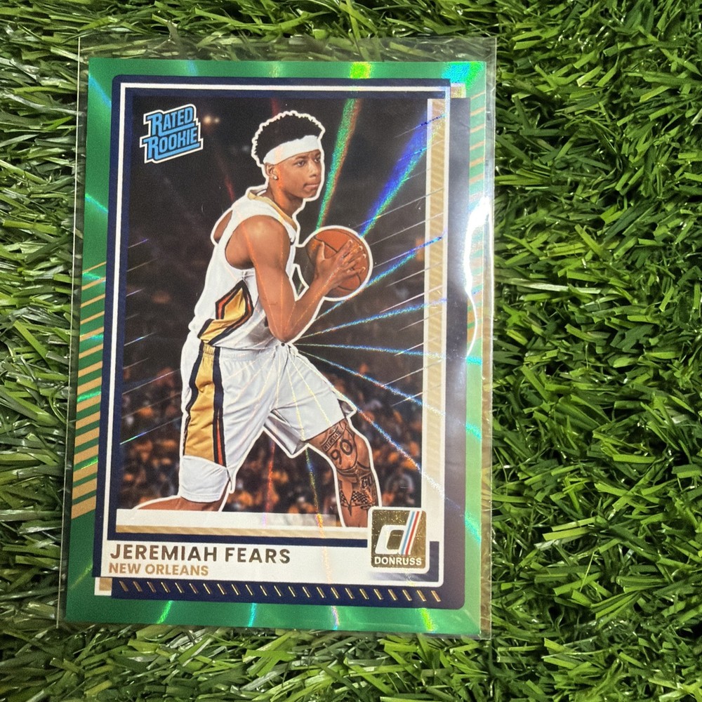 2025-26 Panini - Donruss Basketball - Rated Rookie Green Laser Jeremiah Fears RC