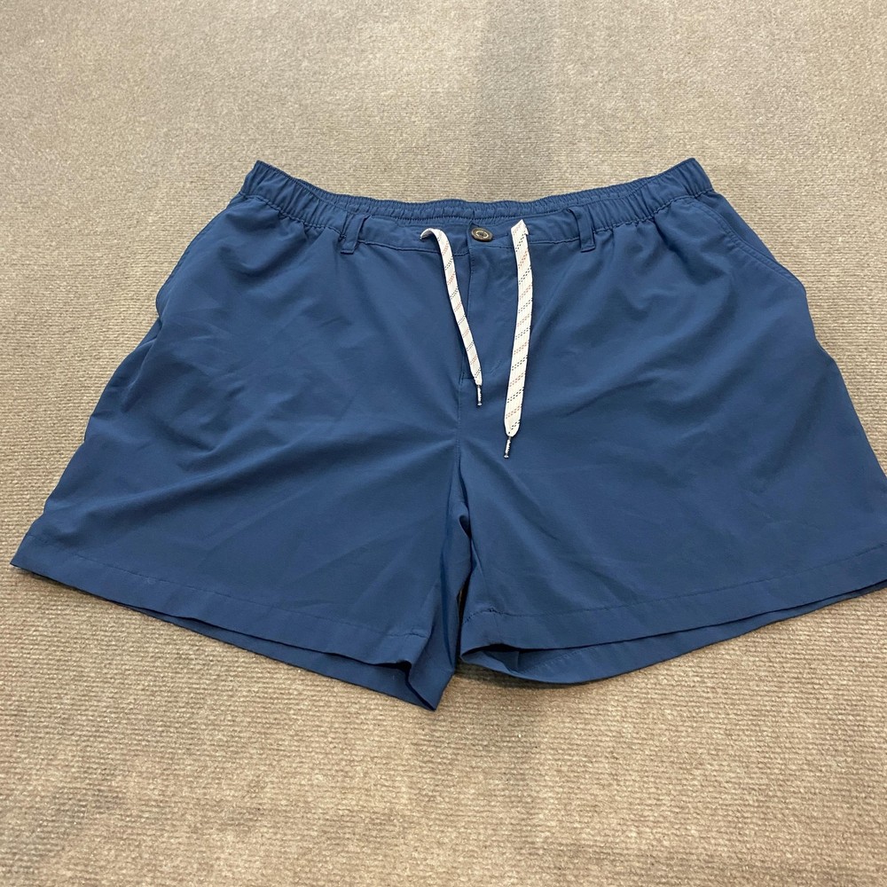 Chubbies Shorts Mens 2XL Blue 6 Inch Inseam Elastic Waist Drawstring Stretch