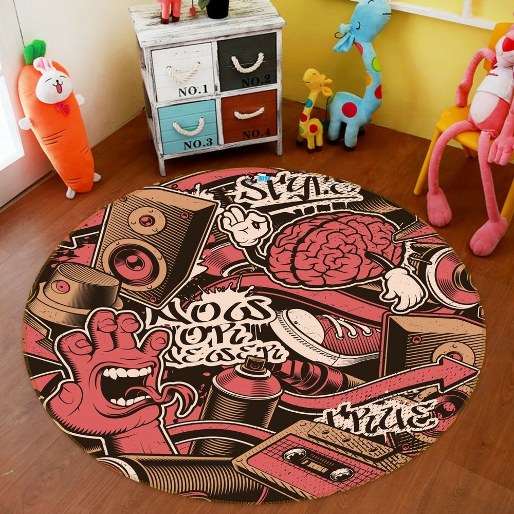 3D Artistic Abstract Painting NAO5652 Game Rug Mat Elegant Photo Carpet Mat Fay