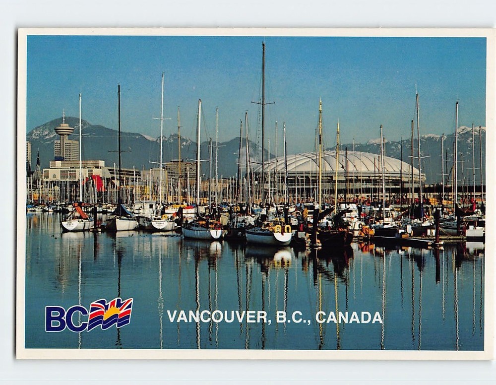 Postcard View Of Dome At Yacht Basin Vancouver BC Canada