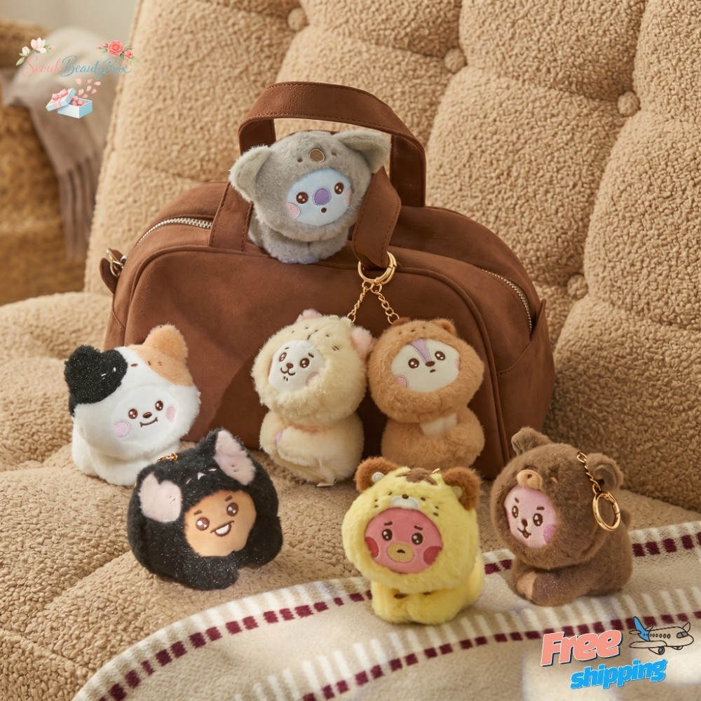 BT21 BABY More Fluffy Plush Keyring Official Licensed K-POP