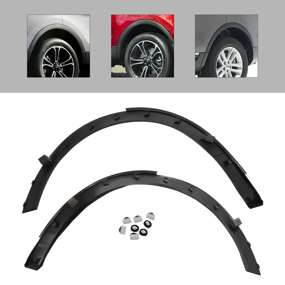 1 Pair Fender Flares Rear Fenders For Ford Explorer 2011 2012 2013 2014-2015 HOT