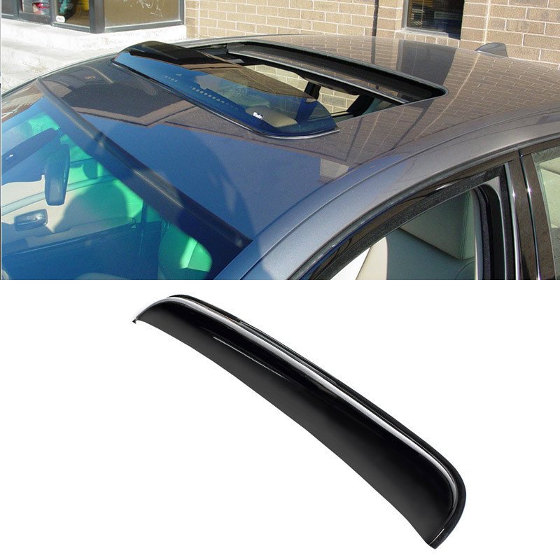 38in Wind Deflector Moon Roof Visor For Japan Mid Moonroof Sun/Rain Guards Smoke