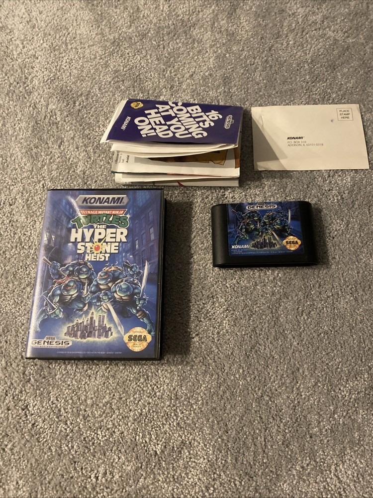 Teenage Mutant Ninja Turtles: The Hyperstone Heist (Genesis, 1992) No Manual