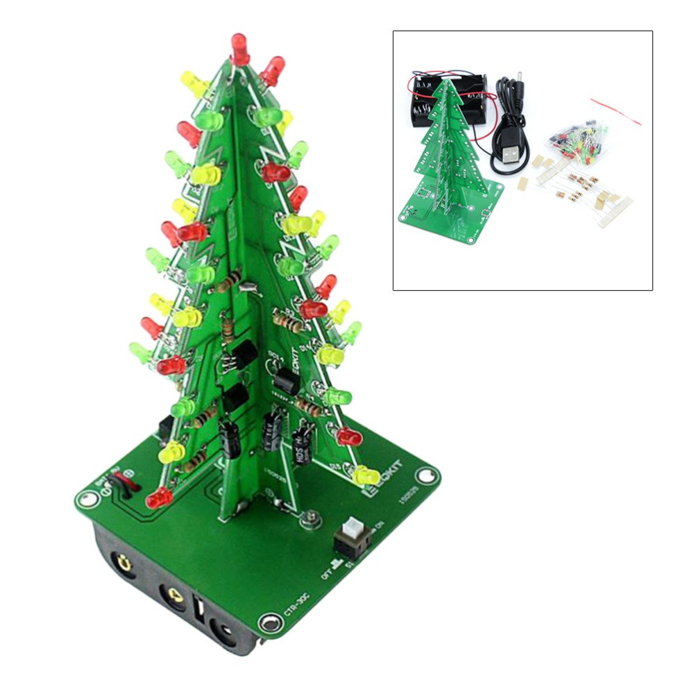 Mini Tree with Lights Tabletop Lighted Simulation Christmas Trees Small