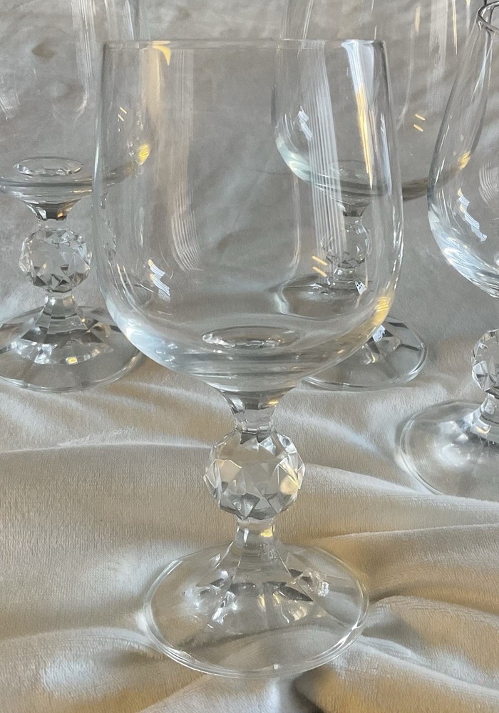 Set of four Bohemia Fine Crystal 