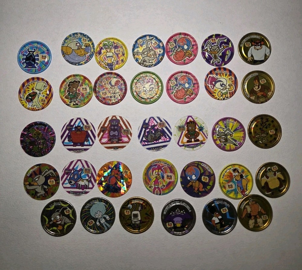 Cartoon Network Mucha Lucha! Tazos / Pogs Lot / Exclusive Promo / US Seller✅️