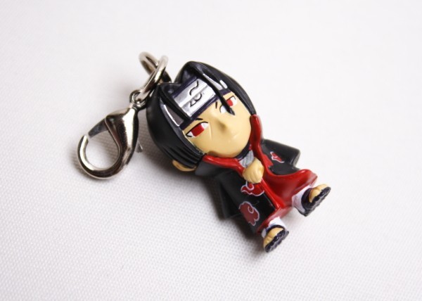 NARUTO Akatsuki Uchiha Itachi Figure Strap　Vintage  Anime Japan