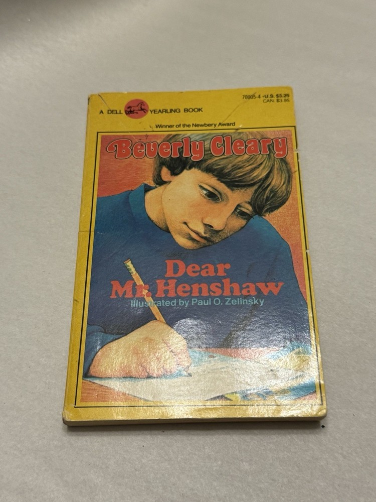 Dear Mr. Henshaw by Beverly Cleary *1983* Dell Yearling Vintage Paperback