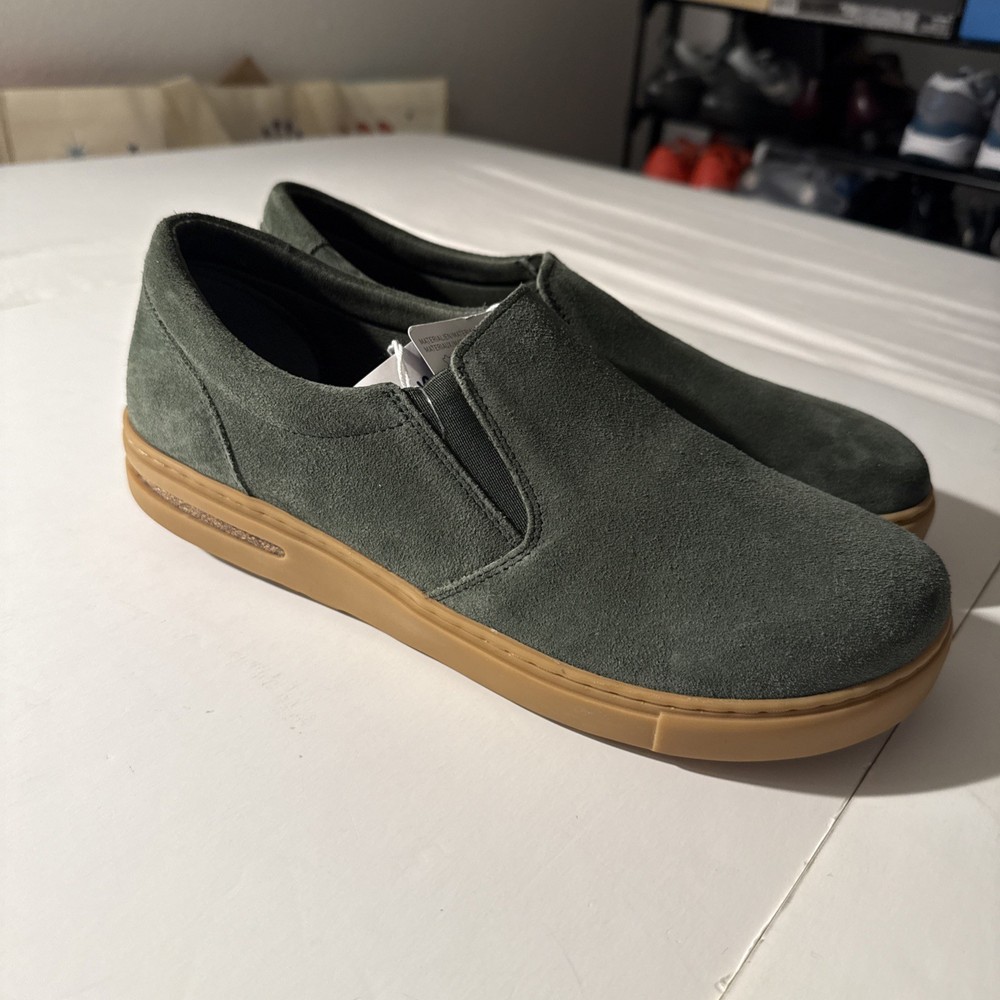 Birkenstock Men’s Oswego Suede Leather In Thyme Green Size 42 (9 US) MSRP $150