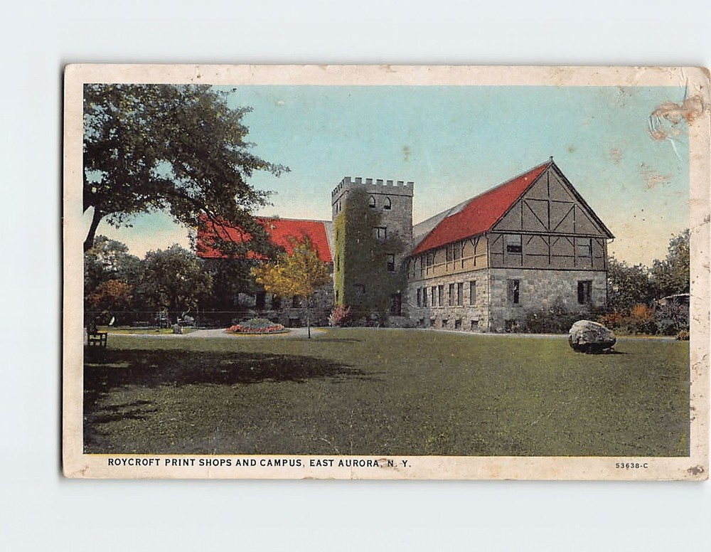 Postcard Roycroft Print Shops & Campus East Aurora New York USA
