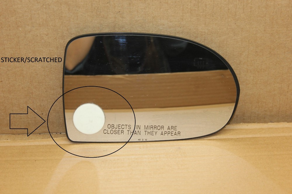 2007-2012 JEEP COMPASS PASSENGER SIDE MIRROR GLASS RH (STAINED) (G57)