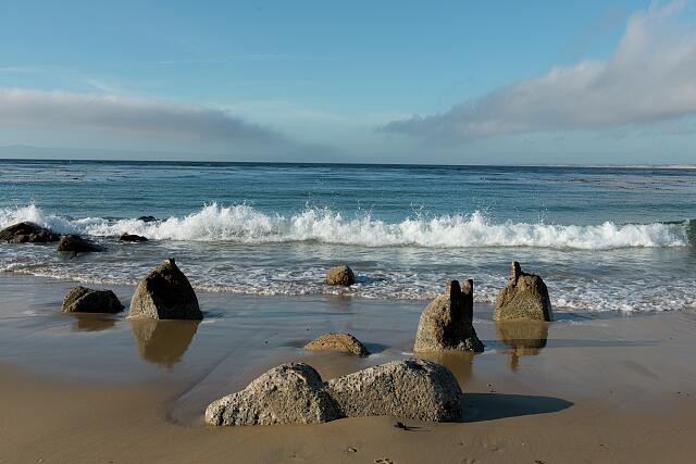 Photo:Monterey Bay California 2012 Pacific Ocean Coast Beach Waves Rocks