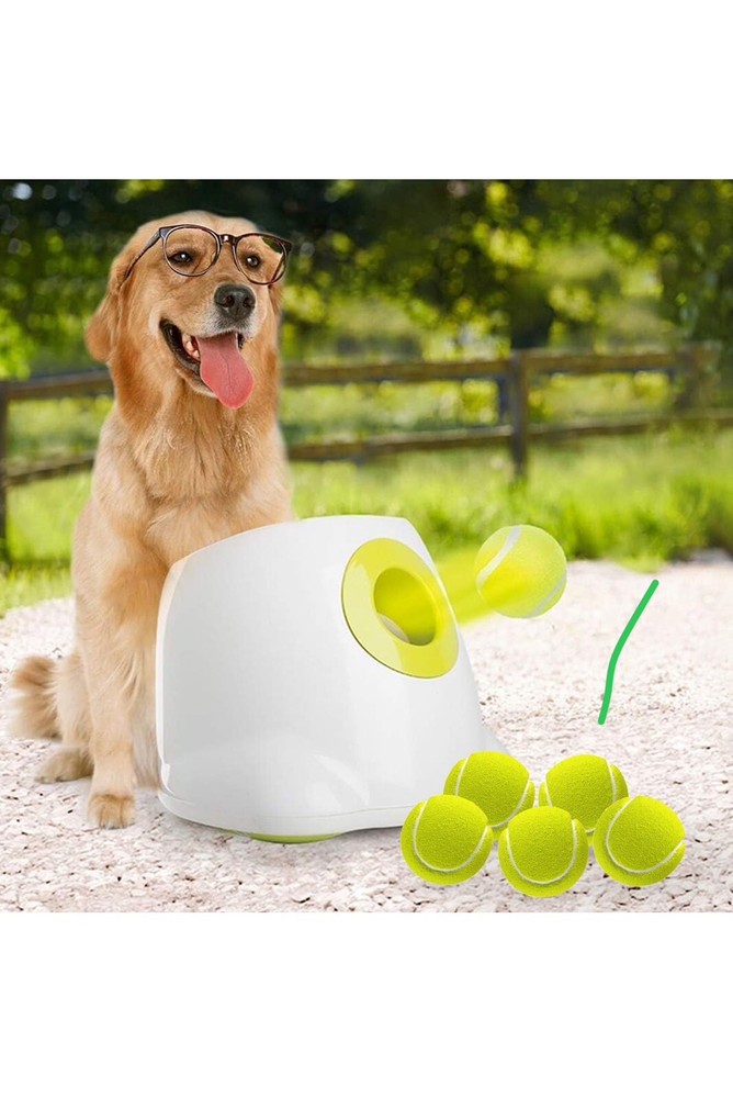 Automatic Dog Ball Launcher for Medium to Large Dogs, Interactive Dog Ball Throw